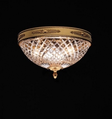 full cut crystal ceiling light