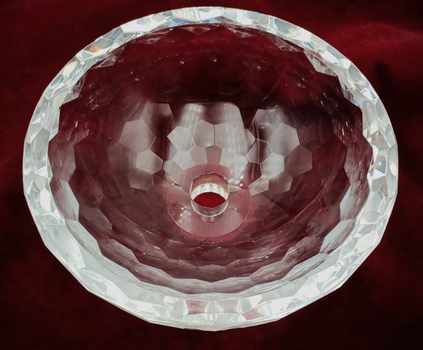 LARGE CHANDELIER CRYSTAL BOTTOM BOWL NO PIN HOLES