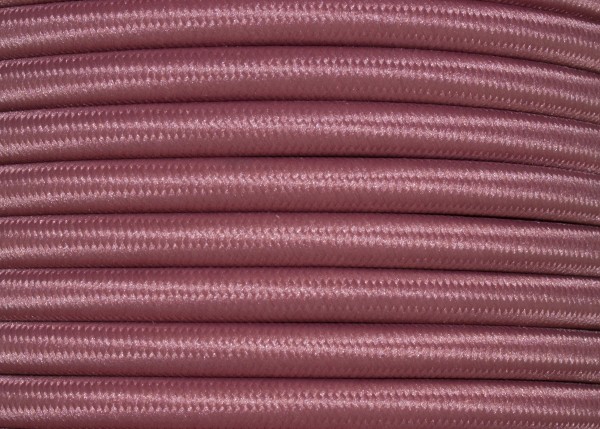 Rose Pink Round 3 Core Silk Electric Wire 0.50mm
