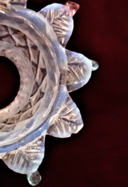 Murano Bobeche Milky Blue - B STOCK