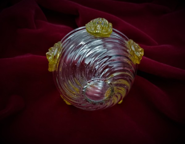 Murano Chandelier Centre Ball With Gold Decoration