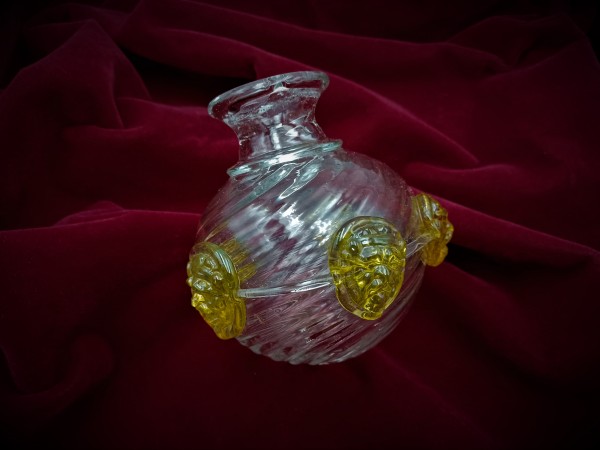 Murano Chandelier Centre Ball With Gold Decoration