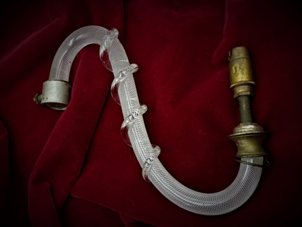 19th Century Victorian Solid Air Twisted Chandelier Arm