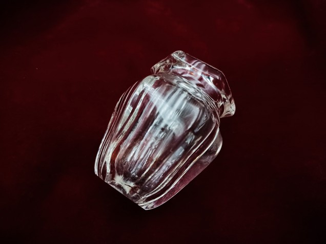 Victorian Chandelier Glass Stem spacer 