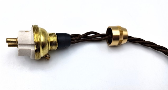 Chrome Ceiling Plate Rose With B22 Lamp Holder Set